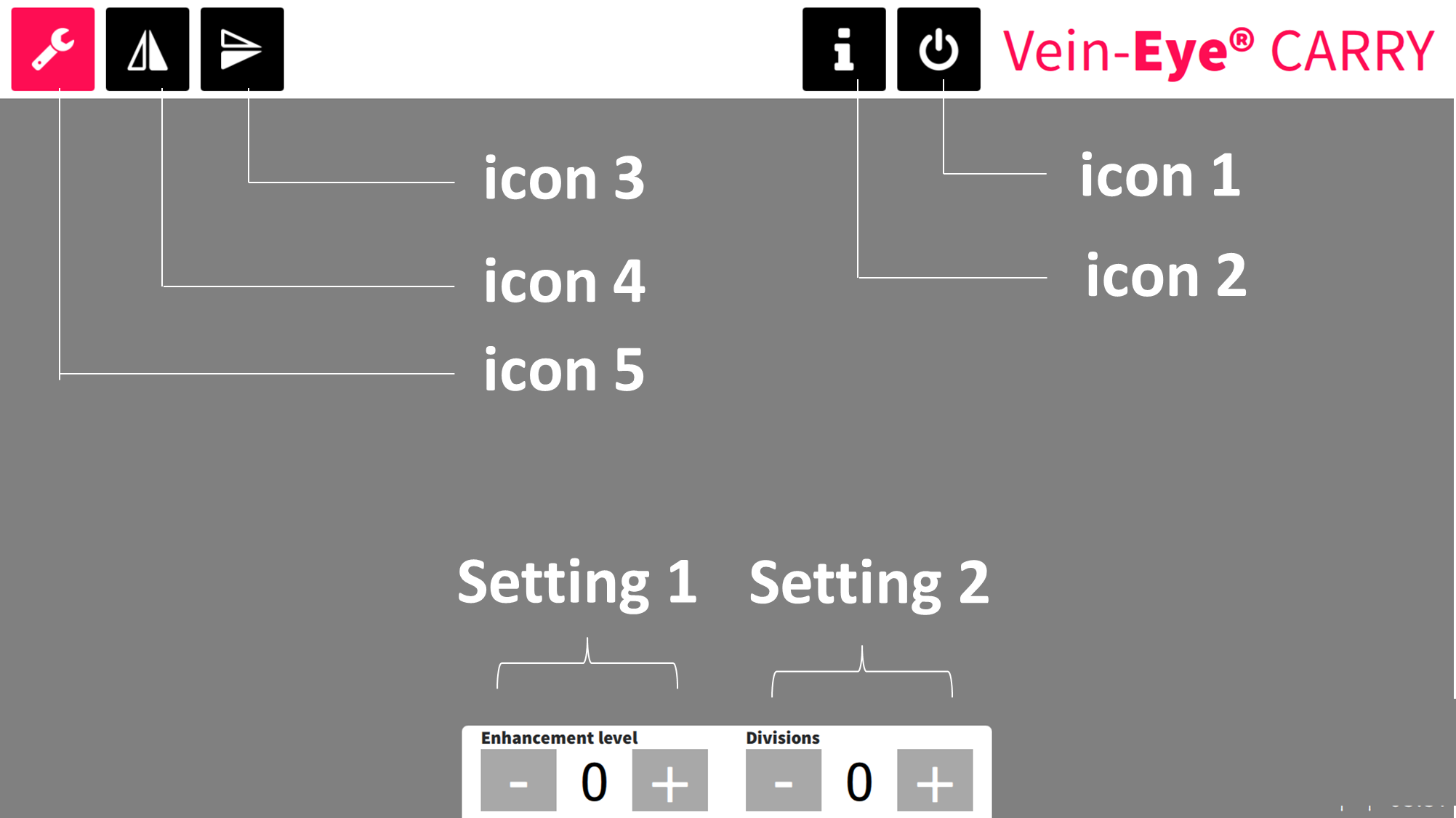 VEC Vein-Eye™ Vein Finder App. for venipuncture